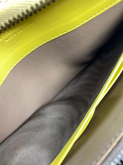 【現状渡し品】【メンズ/レディース】 BOTTEGA VENETA ボッテガ ヴェネタ ラウンドファスナー 長財布 181-260713-KS-10-min カラー：イエロー系 万代Net店