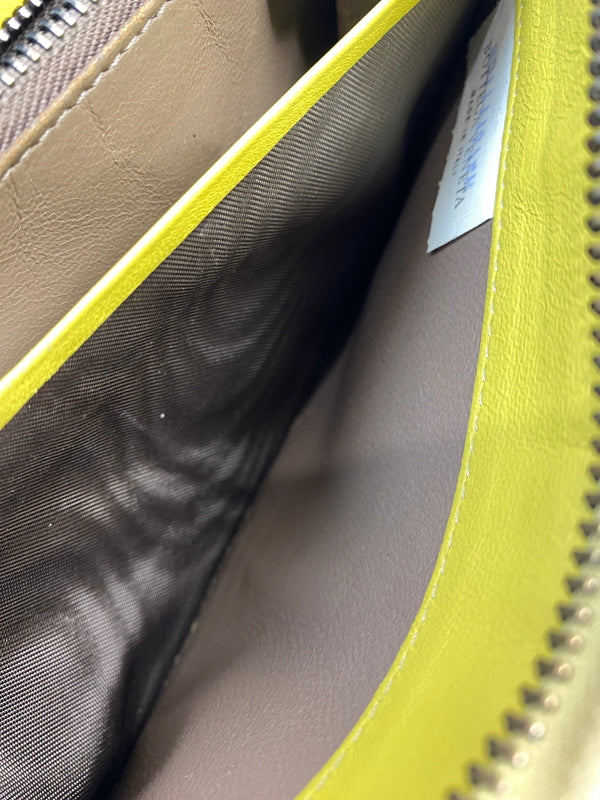 【現状渡し品】【メンズ/レディース】 BOTTEGA VENETA ボッテガ ヴェネタ ラウンドファスナー 長財布 181-260713-KS-10-min カラー：イエロー系 万代Net店