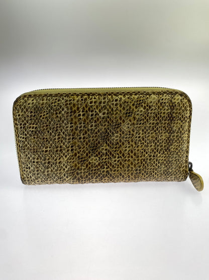 【現状渡し品】【メンズ/レディース】 BOTTEGA VENETA ボッテガ ヴェネタ ラウンドファスナー 長財布 181-260713-KS-10-min カラー：イエロー系 万代Net店
