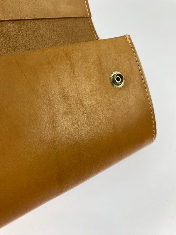 【中古品】【メンズ】 LAST DRIP DESIGNS ラストドリップデザインズ LONG WALLET ロングウォレット 長財布 201-260617-yn-02-min カラー：ベージュブラウン 万代Net店