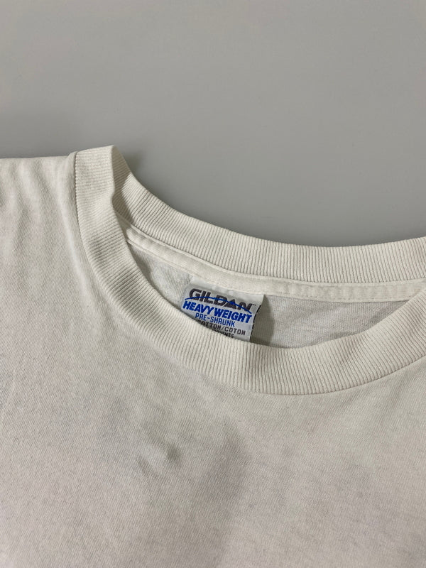 【中古品】【メンズ】 UNKNOWN USED 90's WHAT I REALLY LEARNED IN SCHOOL TEE ユーズド 90年代 ショートスリーブTシャツ 半袖Tシャツ トップス 146-260609-yn-29-min サイズ：L カラー：ホワイト 万代Net店