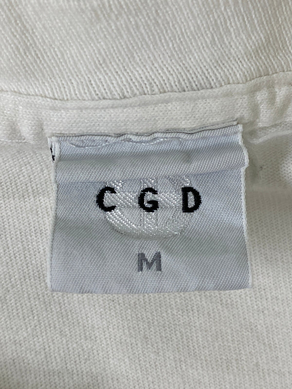 【現状渡し品】【メンズ】 CGD DESIGN シージーディーデザイン 90's FACE YOUR SELF TEE ショートスリーブTシャツ 半袖Tシャツ トップス 146-260609-yn-31-min サイズ：M カラー：ホワイト 万代Net店