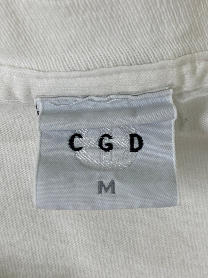 【現状渡し品】【メンズ】 CGD DESIGN シージーディーデザイン 90's FACE YOUR SELF TEE ショートスリーブTシャツ 半袖Tシャツ トップス 146-260609-yn-31-min サイズ：M カラー：ホワイト 万代Net店
