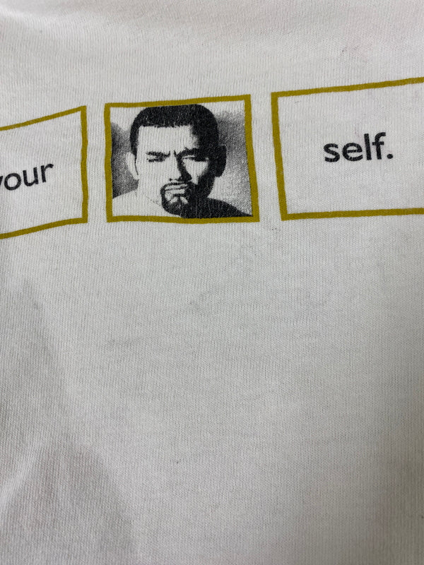 【現状渡し品】【メンズ】 CGD DESIGN シージーディーデザイン 90's FACE YOUR SELF TEE ショートスリーブTシャツ 半袖Tシャツ トップス 146-260609-yn-31-min サイズ：M カラー：ホワイト 万代Net店
