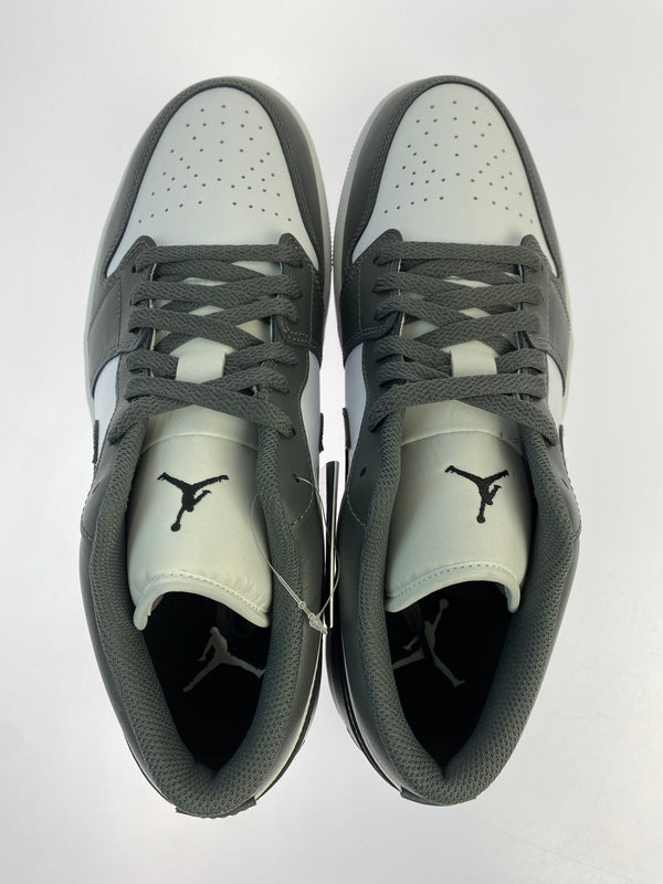 【中古美品】【メンズ】 NIKE ナイキ AIR JORDAN 1 LOW 553558-152 エア ジョーダン 1 ロー スニーカー 靴 160-260611-yn-01-min サイズ：29.0cm US11 カラー：WHITE/BLACK-IRON GREY 万代Net店