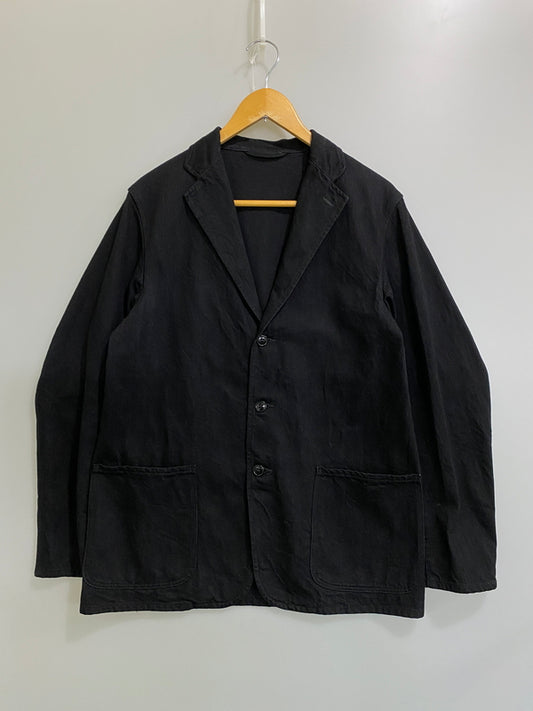 【中古品】【メンズ】 COMOLI コモリ 17SS 3B DENIM JACKET J03-01005 デニムジャケット アウター 140-260609-yn-10-min サイズ：2 カラー：ブラック 万代Net店