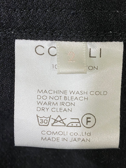【中古品】【メンズ】 COMOLI コモリ 17SS 3B DENIM JACKET J03-01005 デニムジャケット アウター 140-260609-yn-10-min サイズ：2 カラー：ブラック 万代Net店