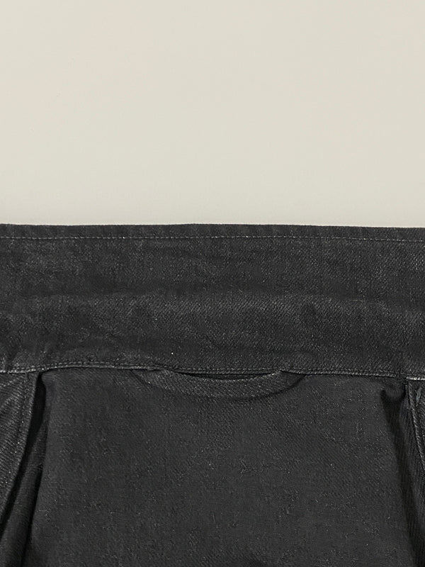 【中古品】【メンズ】 COMOLI コモリ 17SS 3B DENIM JACKET J03-01005 デニムジャケット アウター 140-260609-yn-10-min サイズ：2 カラー：ブラック 万代Net店