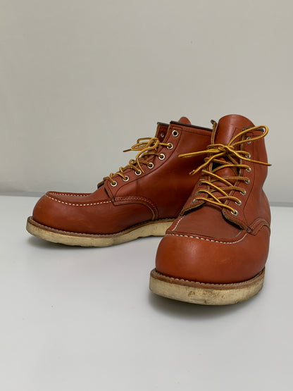 【中古品】【メンズ】 RED WING レッドウィング 6-INCH CLASSIC MOC 8875 6インチ クラシック モック ブーツ 靴 164-260609-yn-39-min サイズ：28.0cm カラー：赤茶 万代Net店