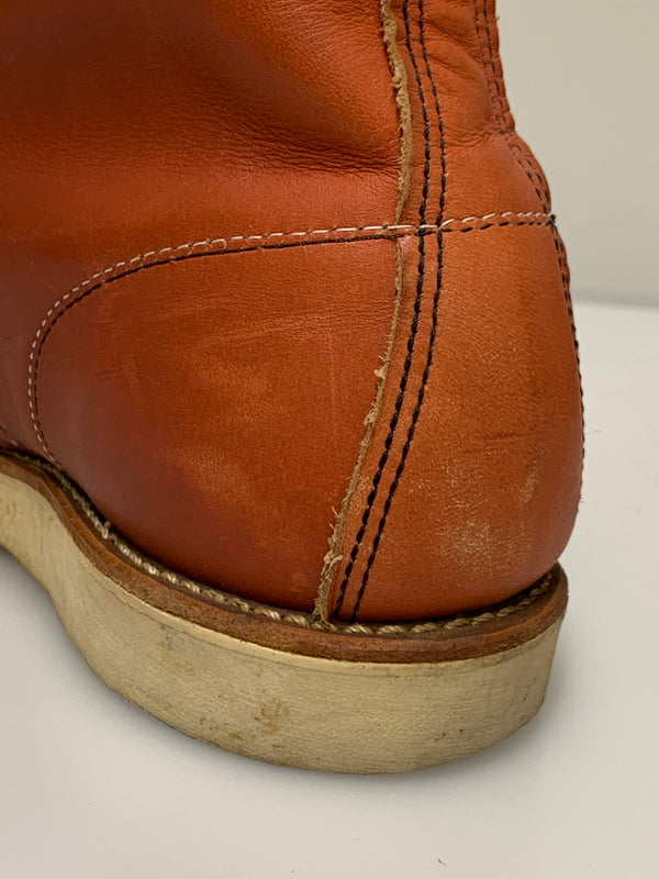 【中古品】【メンズ】 RED WING レッドウィング 6-INCH CLASSIC MOC 8875 6インチ クラシック モック ブーツ 靴 164-260609-yn-39-min サイズ：28.0cm カラー：赤茶 万代Net店