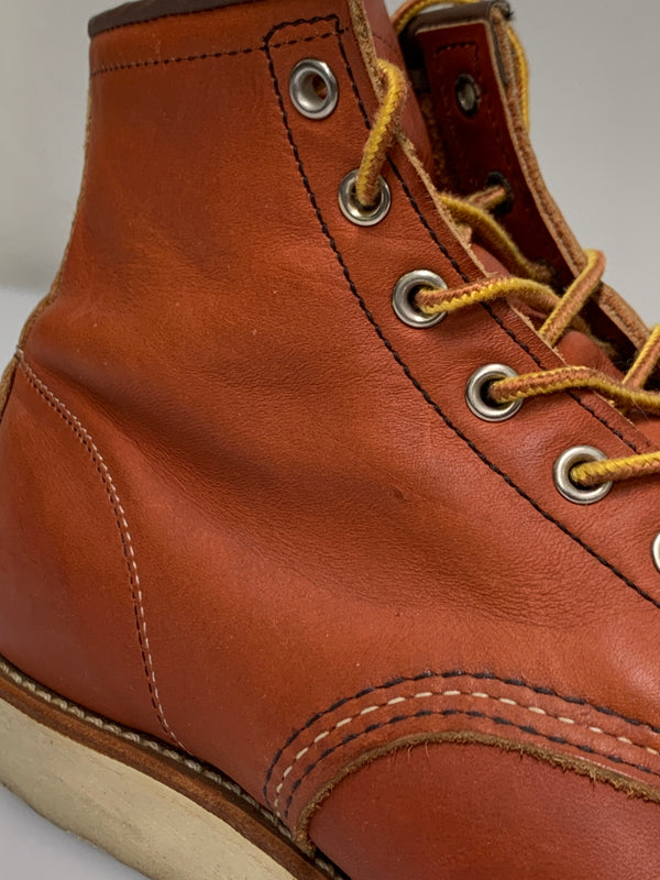 【中古品】【メンズ】 RED WING レッドウィング 6-INCH CLASSIC MOC 8875 6インチ クラシック モック ブーツ 靴 164-260609-yn-39-min サイズ：28.0cm カラー：赤茶 万代Net店