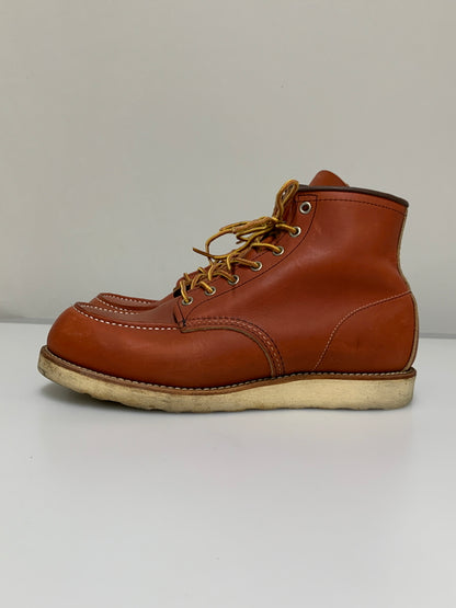 【中古品】【メンズ】 RED WING レッドウィング 6-INCH CLASSIC MOC 8875 6インチ クラシック モック ブーツ 靴 164-260609-yn-39-min サイズ：28.0cm カラー：赤茶 万代Net店