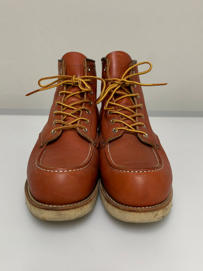【中古品】【メンズ】 RED WING レッドウィング 6-INCH CLASSIC MOC 8875 6インチ クラシック モック ブーツ 靴 164-260609-yn-39-min サイズ：28.0cm カラー：赤茶 万代Net店