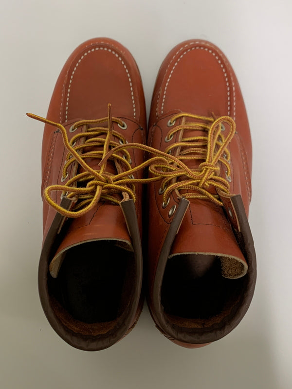 【中古品】【メンズ】 RED WING レッドウィング 6-INCH CLASSIC MOC 8875 6インチ クラシック モック ブーツ 靴 164-260609-yn-39-min サイズ：28.0cm カラー：赤茶 万代Net店