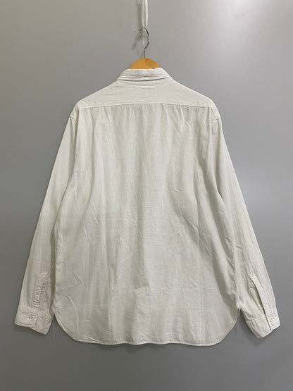 【中古品】【メンズ】 BUZZ RICKSON'S バズリクソンズ WHITE CHAMBRAY WORK SHIRT BR25996 ホワイト シャンブレー ワークシャツ 長袖シャツ トップス 145-260609-yn-28-min サイズ：17-17 1/2 カラー：ホワイト 万代Net店