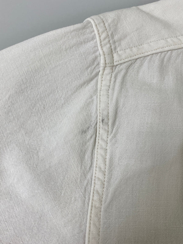 【中古品】【メンズ】 BUZZ RICKSON'S バズリクソンズ WHITE CHAMBRAY WORK SHIRT BR25996 ホワイト シャンブレー ワークシャツ 長袖シャツ トップス 145-260609-yn-28-min サイズ：17-17 1/2 カラー：ホワイト 万代Net店