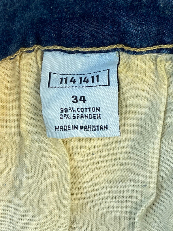 【中古品】【メンズ】 KDNK ケーディーエヌケー DAMAGE DENIM PANTS ダメージ デニム パンツ メンズ ボックス ジーンズ ジーパン 153-260612-em-27-min サイズ：34 カラー：インディゴ 万代Net店
