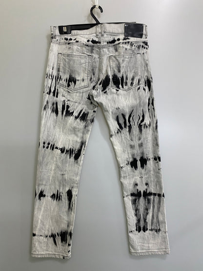【中古品】【メンズ】 DIESEL BLACK GOLD ディーゼルブラックゴールド DENIM PANTS ブリーチデニムパンツ ボトムス 152-260609-yn-21-min サイズ：32 カラー：ブラック/ライトグレー 万代Net店