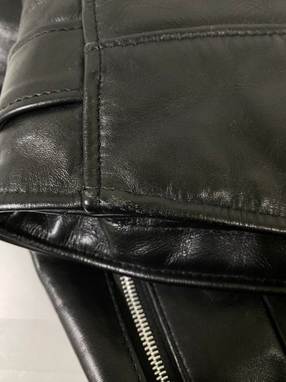 【中古品】【メンズ】 SCHOTT ショット DOUBLE RIDERS JACKET 2176-618 ダブルライダースジャケット アウター 145-260609-yn-07-min サイズ：40 カラー：ブラック 万代Net店