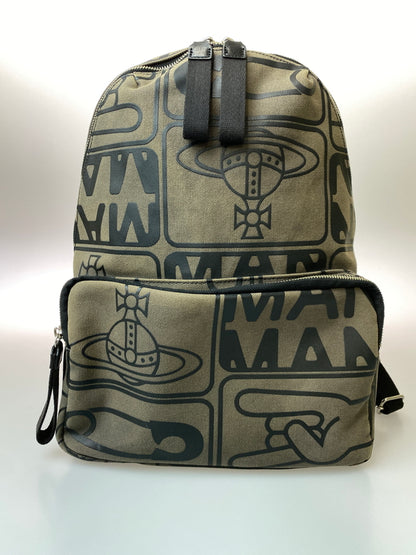 【中古品】【メンズ/レディース】 VIVIENNE WESTWOOD ヴィヴィアンウエストウッド BACK PACK バックパック リュックサック カバン 188-260615-em-19-min カラー：ブラウン系 万代Net店