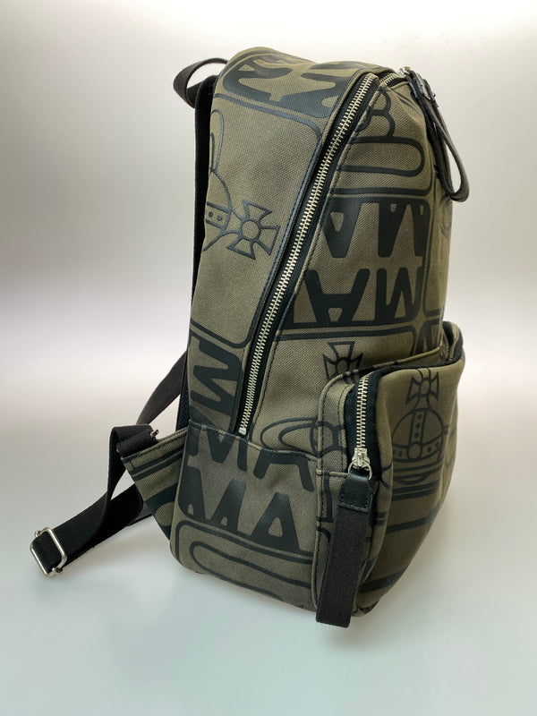 【中古品】【メンズ/レディース】 VIVIENNE WESTWOOD ヴィヴィアンウエストウッド BACK PACK バックパック リュックサック カバン 188-260615-em-19-min カラー：ブラウン系 万代Net店
