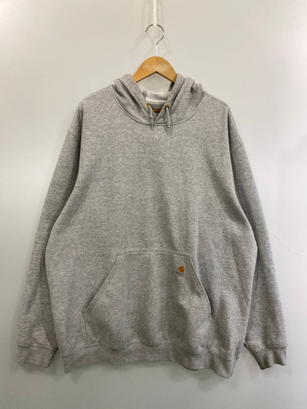 【中古品】【メンズ】 CARHARTT カーハート PULLOVER HOODIE プルオーバーフーディー パーカー トップス 147-260715-yn-06-min サイズ：XL カラー：グレー 万代Net店