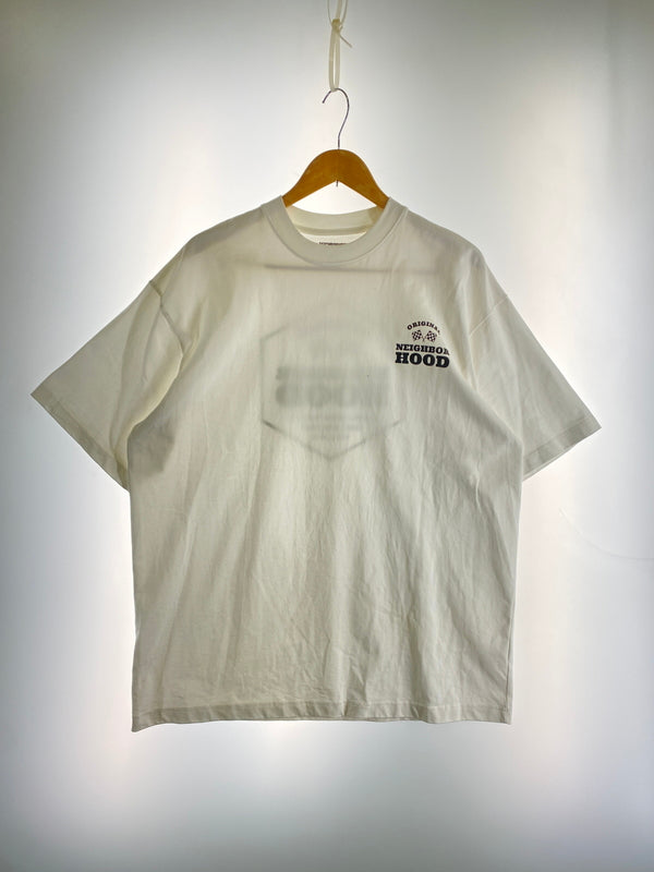 【中古品】【メンズ】 NEIGHBORHOOD ネイバーフッド PRINT TEE プリント 半袖 Tシャツ メンズ トップス 142-260612-em-17-min サイズ：XL カラー：ホワイト 万代Net店