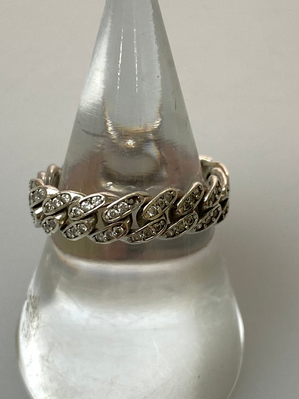 【中古品】【メンズ/レディース】 AVALANCHE アヴァランチ SV925 RING シルバー リング シルバー925 銀 指輪 193-260615-em-23-min カラー：シルバー 万代Net店