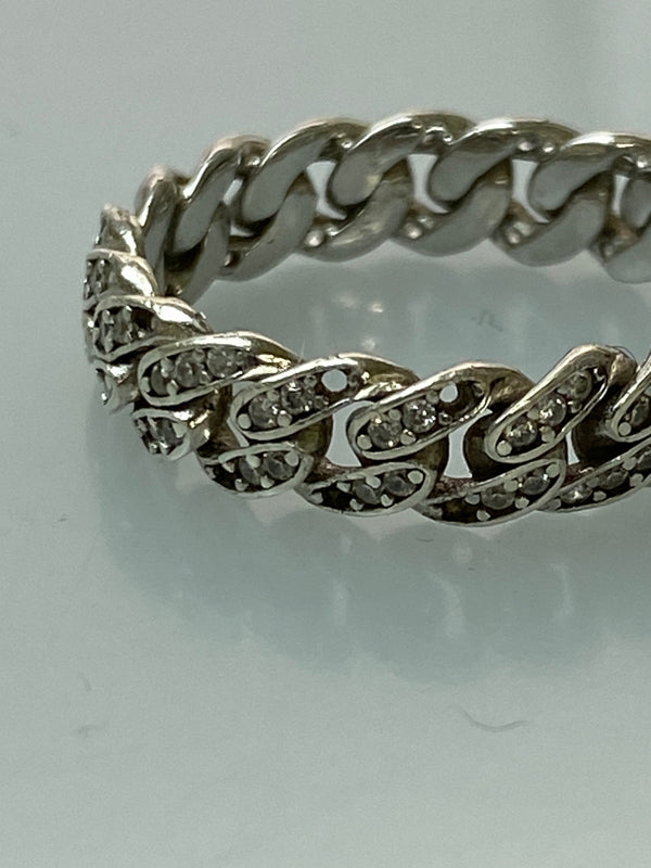 【中古品】【メンズ/レディース】 AVALANCHE アヴァランチ SV925 RING シルバー リング シルバー925 銀 指輪 193-260615-em-23-min カラー：シルバー 万代Net店