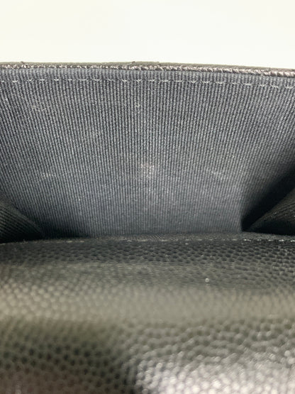 【中古品】【レディース】 CHANEL シャネル SMALL FLAP WALLET スモールフラップウォレット 財布 181-260608-yn-02-min カラー：ブラック 万代Net店