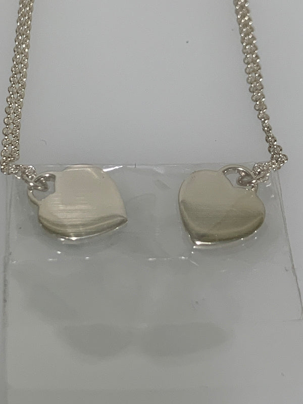 【中古美品】【レディース】 TIFFANY＆CO. ティファニー RETURN TO TIFFANY リターントゥダブルハートネックレス アクセサリー 182-260608-yn-04-min カラー：シルバー 万代Net店