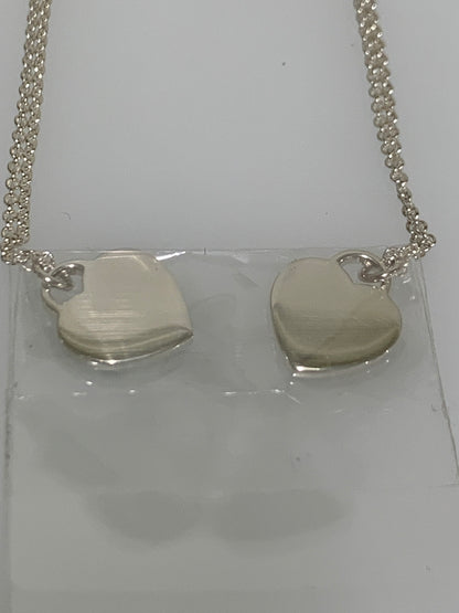 【中古美品】【レディース】 TIFFANY＆CO. ティファニー RETURN TO TIFFANY リターントゥダブルハートネックレス アクセサリー 182-260608-yn-04-min カラー：シルバー 万代Net店