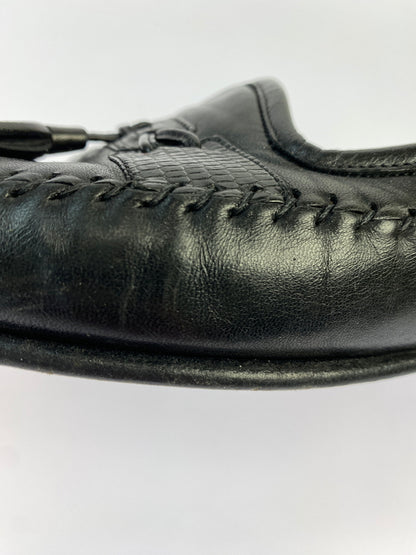 【現状渡し品】【メンズ】 SANTONI サントーニ TASSEL LOAFERS 421098 タッセルローファー 靴 165-260611-yn-08-min サイズ：10 1/2 カラー：ブラック 万代Net店