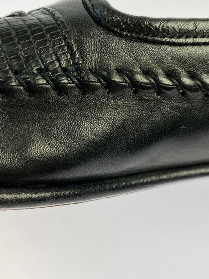 【現状渡し品】【メンズ】 SANTONI サントーニ TASSEL LOAFERS 421098 タッセルローファー 靴 165-260611-yn-08-min サイズ：10 1/2 カラー：ブラック 万代Net店