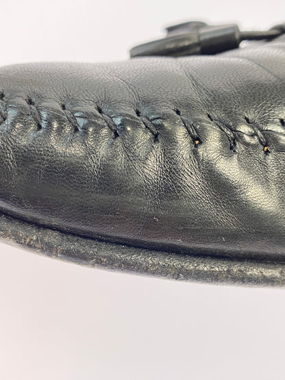 【現状渡し品】【メンズ】 SANTONI サントーニ TASSEL LOAFERS 421098 タッセルローファー 靴 165-260611-yn-08-min サイズ：10 1/2 カラー：ブラック 万代Net店