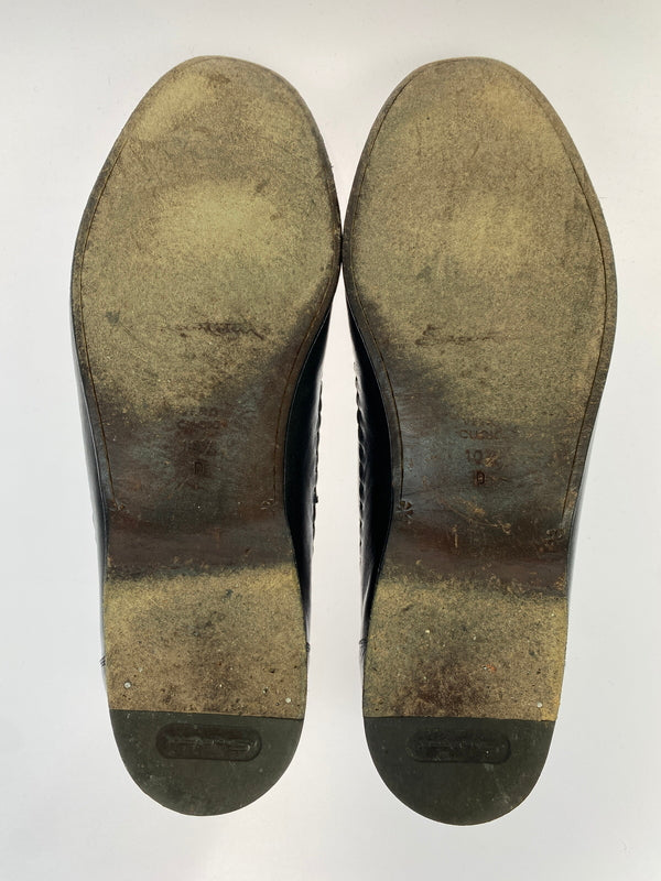 【現状渡し品】【メンズ】 SANTONI サントーニ TASSEL LOAFERS 421098 タッセルローファー 靴 165-260611-yn-08-min サイズ：10 1/2 カラー：ブラック 万代Net店