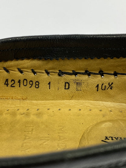 【現状渡し品】【メンズ】 SANTONI サントーニ TASSEL LOAFERS 421098 タッセルローファー 靴 165-260611-yn-08-min サイズ：10 1/2 カラー：ブラック 万代Net店
