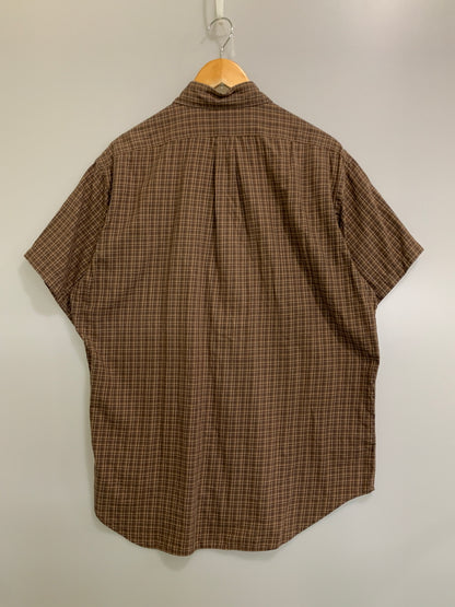 【中古品】【メンズ】 RALPH LAUREN ラルフローレン CHECK S S SHIRT チェック 半袖シャツ メンズ トップス 146-260612-em-44-min カラー：ブラウン系 万代Net店