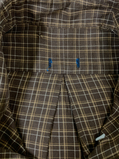 【中古品】【メンズ】 RALPH LAUREN ラルフローレン CHECK S S SHIRT チェック 半袖シャツ メンズ トップス 146-260612-em-44-min カラー：ブラウン系 万代Net店