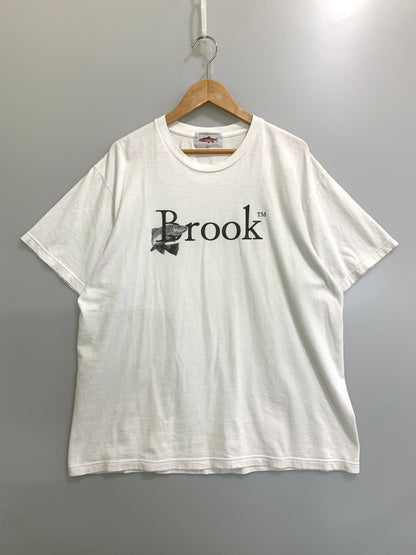 【中古品】【メンズ】 BROOK S S LOGO TEE ブルックス ショートスリーブ ロゴ Tシャツ 半袖 メンズ トップス 140-260612-em-45-min カラー：ホワイト 万代Net店