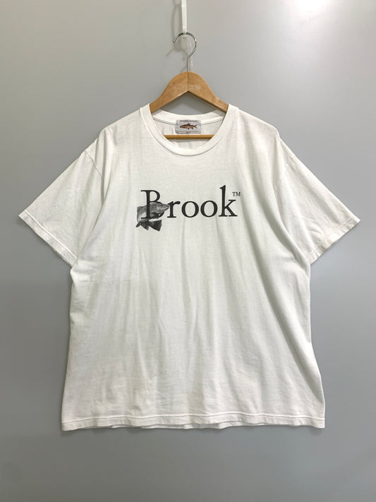 【中古品】【メンズ】 BROOK S S LOGO TEE ブルックス ショートスリーブ ロゴ Tシャツ 半袖 メンズ トップス 140-260612-em-45-min カラー：ホワイト 万代Net店