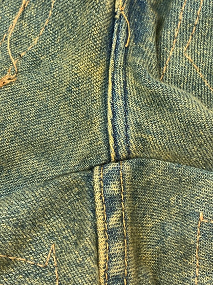 【現状渡し品】【メンズ】 USED ユーズド 再構築 DENIM PANT デニムパンツ メンズ ボトムス ヴィンテージ ジーンズ 157-260612-em-13-min サイズ：40×36 カラー：インディゴ 万代Net店