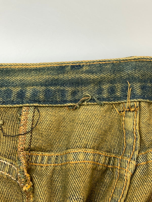 【現状渡し品】【メンズ】 USED ユーズド 再構築 DENIM PANT デニムパンツ メンズ ボトムス ヴィンテージ ジーンズ 157-260612-em-13-min サイズ：40×36 カラー：インディゴ 万代Net店