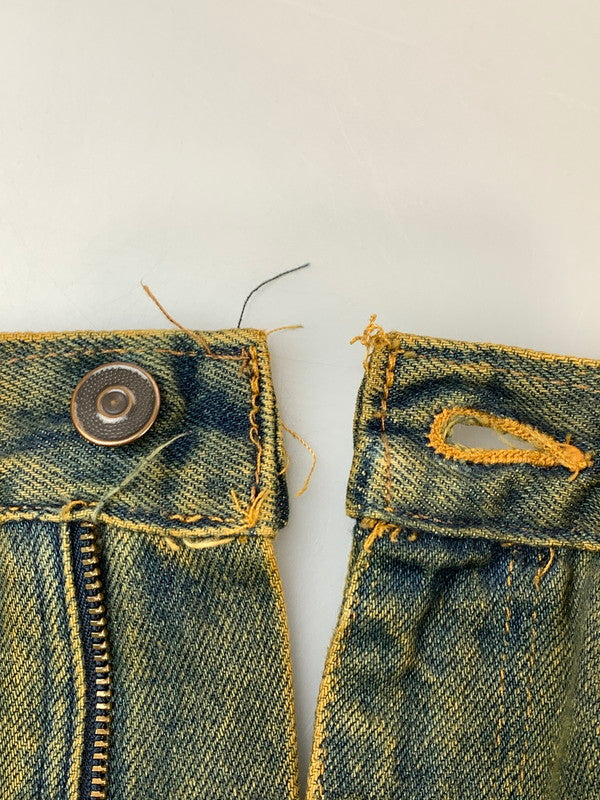 【現状渡し品】【メンズ】 USED ユーズド 再構築 DENIM PANT デニムパンツ メンズ ボトムス ヴィンテージ ジーンズ 157-260612-em-13-min サイズ：40×36 カラー：インディゴ 万代Net店