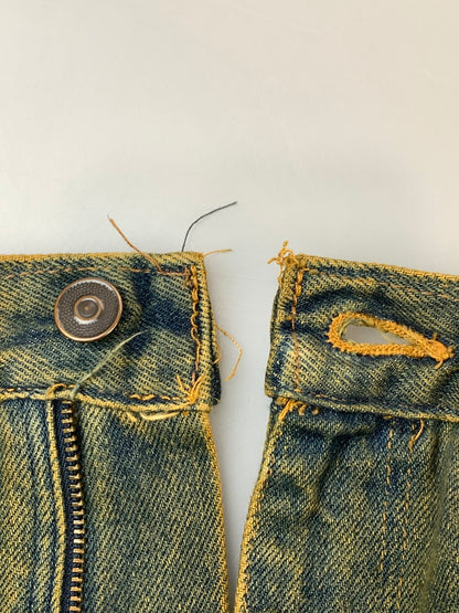 【現状渡し品】【メンズ】 USED ユーズド 再構築 DENIM PANT デニムパンツ メンズ ボトムス ヴィンテージ ジーンズ 157-260612-em-13-min サイズ：40×36 カラー：インディゴ 万代Net店
