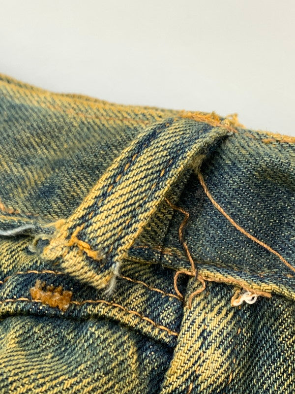 【現状渡し品】【メンズ】 USED ユーズド 再構築 DENIM PANT デニムパンツ メンズ ボトムス ヴィンテージ ジーンズ 157-260612-em-13-min サイズ：40×36 カラー：インディゴ 万代Net店