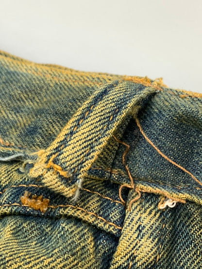 【現状渡し品】【メンズ】 USED ユーズド 再構築 DENIM PANT デニムパンツ メンズ ボトムス ヴィンテージ ジーンズ 157-260612-em-13-min サイズ：40×36 カラー：インディゴ 万代Net店