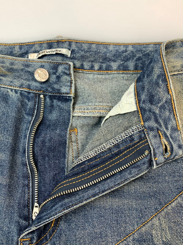 【中古品】【メンズ】 STILL WATER スティル ウォーター DAMAGE DENIM PANT ダメージ デニムパンツ メンズ ボトムス ジーンズ ジーパン 153-260612-em-05-min サイズ：M カラー：インディゴブルー 万代Net店