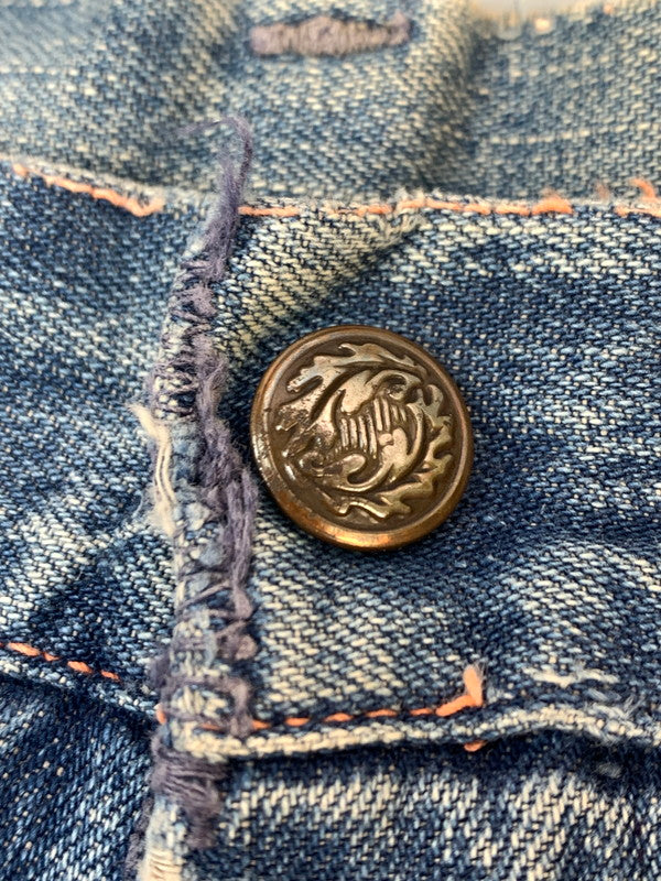【中古品】【メンズ】 USED ユーズド DENIM PANT デニムパンツ メンズ ボトムス ジーンズ ジーパン 157-260612-em-06-min カラー：インディゴブルー 万代Net店