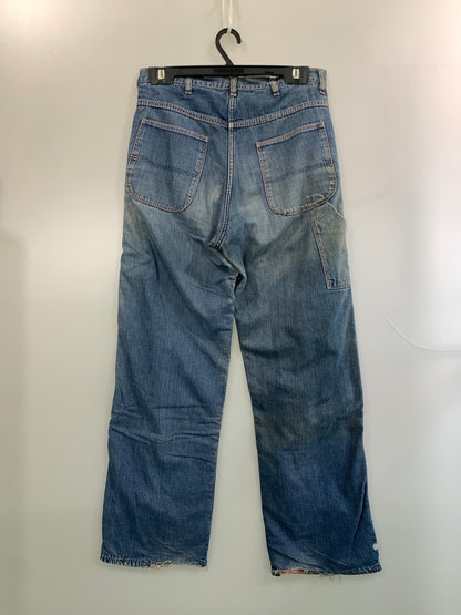【中古品】【メンズ】 USED ユーズド DENIM PANT デニムパンツ メンズ ボトムス ジーンズ ジーパン 157-260612-em-06-min カラー：インディゴブルー 万代Net店